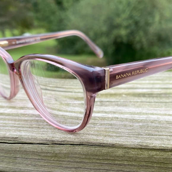 Banana Republic glasses frames Vale Mauve pink translucent 50[]15 135 - Picture 4 of 14